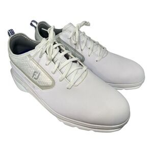 FootJoy SuperLites XP Mens Golf Shoes White Silver Spikeless 58087 Size 10M